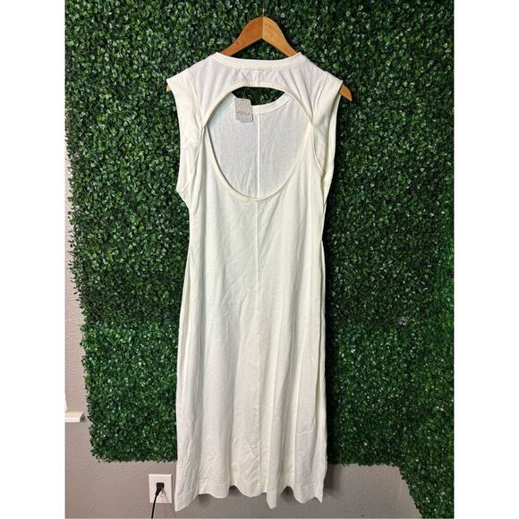 FREE PEOPLE FP BEACH Simone Maxi Exposed Back Dress Size Small NWT White - Picture 3 of 6